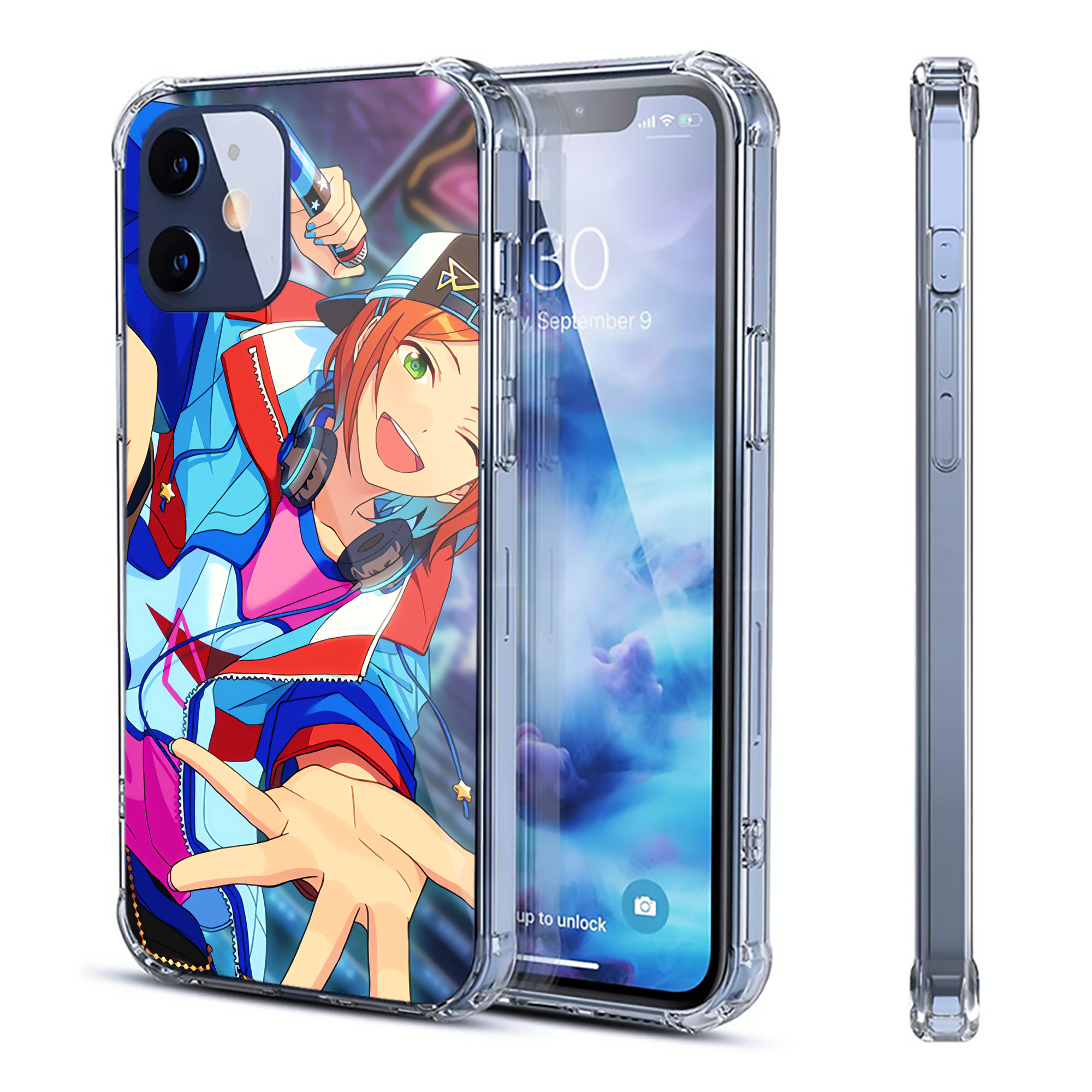 （画像用） あんさんぶるスターズ! Ensemble Stars 【iPhone 12シリーズ対応】透明スマホケース（クリアソフトケース）